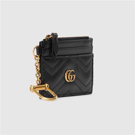 gg marmont keychain wallet